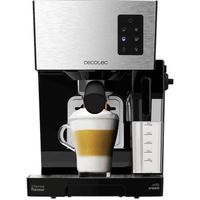 Cecotec Machine à café Semi-Automatique Power Instant-ccino 20. 1450 W, Réservoir de Lait, 20Bars de Pression et Thermoblock, INOX