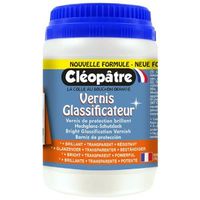 Vernis glassificateur - Brillant - Transparent - Tous supports - Cléopâtre - Pot 250g