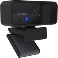 Kensington W1050 - Webcam 1080p Mise au Point Fixe & Grand Angle, Microphones a Reduction du Bruit Integres, Champ de Vision 