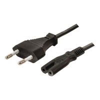 Valueline Câble d'alimentation IEC 60320 C1 pour Europlug (M) 3 m noir