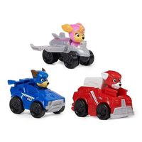 PAW PATROL THE MOVIE 2 SET DE 3 MINI VÉHICULES CHIOTS VOITURES SPIN MA