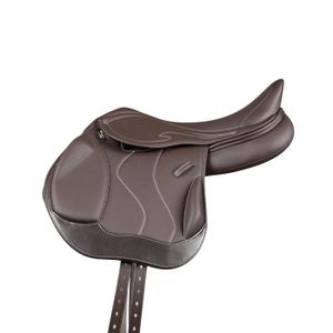 Selle d'équitation enfant 15,5 – Cuir / Nubuck – Bon état - Sport & Plein air