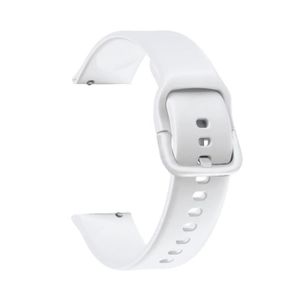 BRACELET MONTRE CONNEC. blanc Amazfit GTS2 Mini-Bracelet de rechange en Si