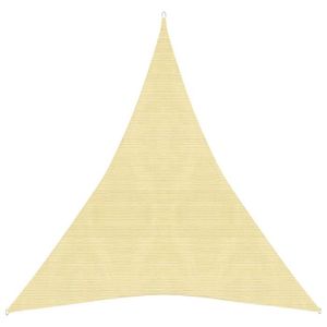 VOILE D'OMBRAGE Lavienrose Voile d'ombrage 160 g/m² Beige 4x5x5 m PEHD 116095