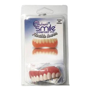 KIT PRODUITS DENTAIRES Fausses dents en silicone,placage supérieur et inf