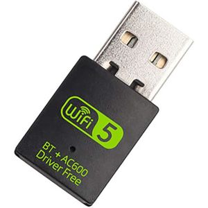 CLE WIFI - 3G Adaptateur USB WiFi Bluetooth, 600Mbps Clé WiFi Dongle sans Fil avec Double Bande 2.4-5.8 GHz Bluetooth 4.2, Mini Réseau Carte A280