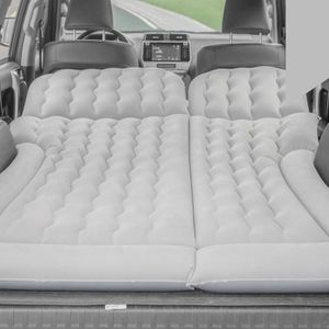 LIT GONFLABLE - AIRBED Matelas à air de voiture pour véhicule, lit de voyage épaissi gonflable, coussin de couchage, pour camping voyage (gris) 174x126cm M