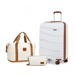 Valise Cabine Petite Roulette Performance - BLANC