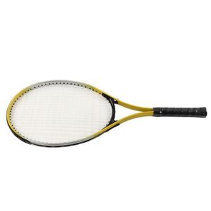 RAQUETTE DE TENNIS HUJ Raquette de tennis en alliage d'aluminium ultra léger raquette de tennis d'entraînement récréatif adulte (jaune) LC044 LC044