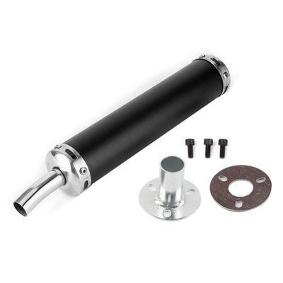 XYWHPGV Silencieux Insert Échappement Moto 60mm - Chicane Inox Réducteur Son Universel