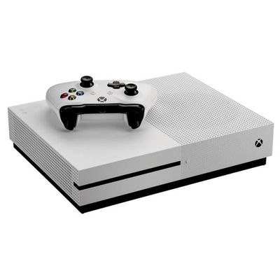 Xbox One S Blanche 500Go – Console + Manette Et Câbles – Occasion