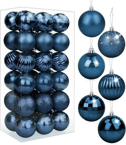 AN HUI MING Boule De Noel 12 Pièce, Sapin De Noel Decoration