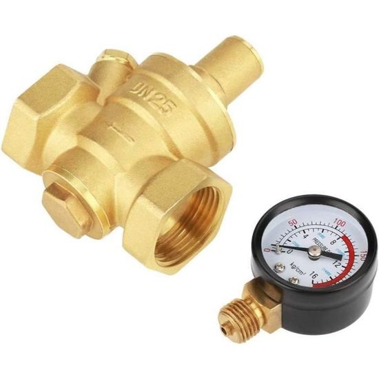 Régulateur De Pression D'Eau DN25 En Laiton Réglable MAGT - 1.6 MPa