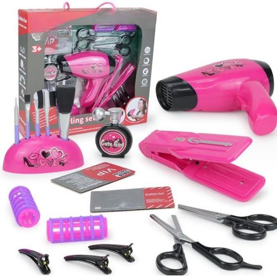 Jouet Ancien - Mallette De Coiffure Vintage Pour Enfant