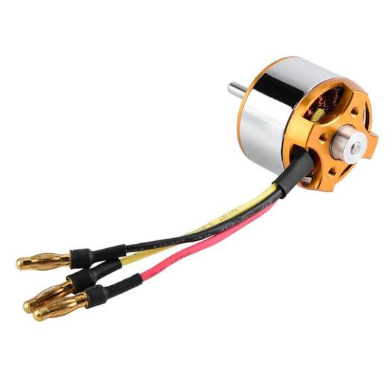 Moteur Sans Balais 3800KV + ESC 80A Pour Voiture RC 1/8 1/10 | Carte De Programmation Incluse | Haute Performance