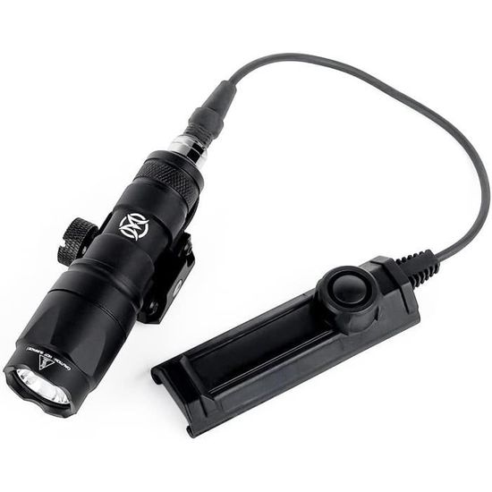 Kit De Monture Décalée Pour Lampe Tactique M640/M340 - Compatible Rail M-LOK Et Keymod, Aluminium, 27g