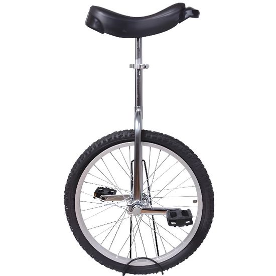 Velo 1 roue cirque jonglage monocycle artiste 20 pouces mono roue argent noir 24 Cdiscount Sport
