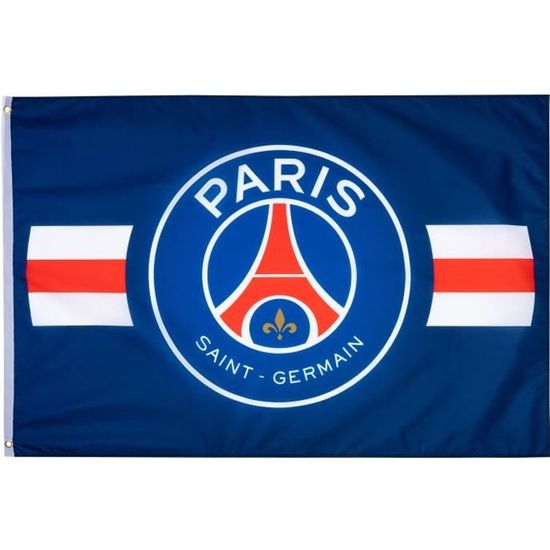 Drapeau Officiel PSG ICI C'EST PARIS - 90x140 Cm Collection Paris Saint Germain