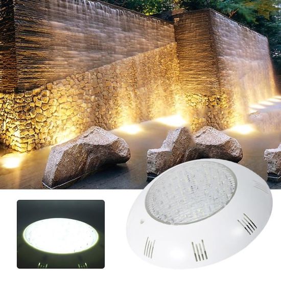 Lampe LED étanche IP68 Pour Bassin 3W - Acier Inoxydable, Blanc Chaud, Submersible Pour étang, Fontaine, Piscine - 5