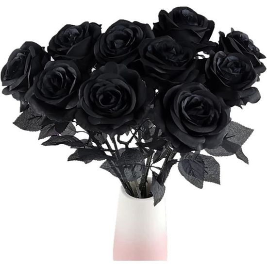 Roses Artificielles En Soie Bleu Paon - Lot De 10 Tiges, Environ 50cm - Pour Mariage, Décoration Intérieure