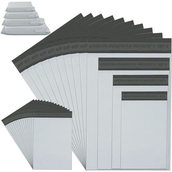 150 Enveloppes Plastique D'Expédition 35x45 Cm - Imperméables, Indéchirables, Opagues, Pour Vêtements Et Colis
