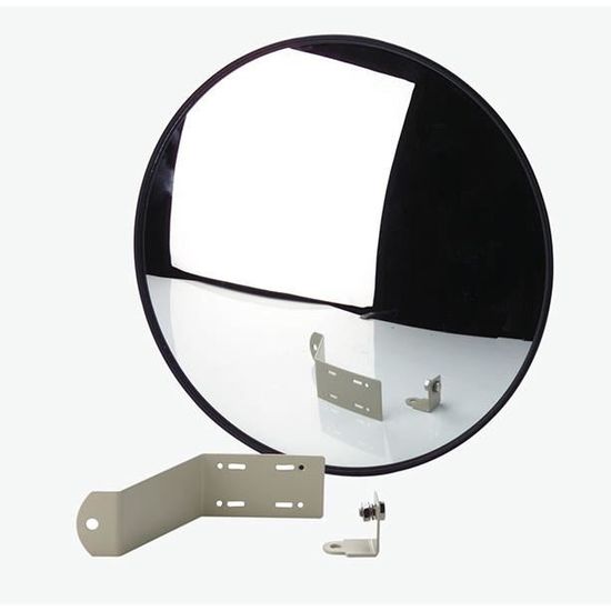 Miroir convexe rectangulaire avec support SGI559