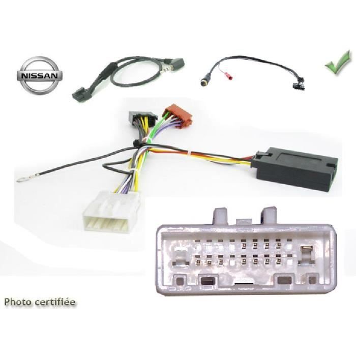 Interface Commande au volant NS1J compatible Nissan ap07 JVC