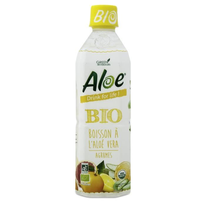 Boisson aloé vera agrumes bio 50cl ALOE