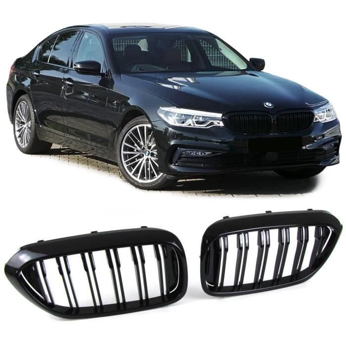 CALANDRE NOIR BRILLANT DOUBLE LAME BMW SERIE 5 G30 ET G31