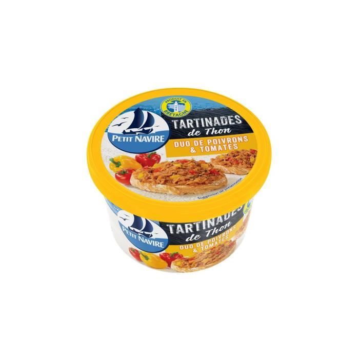 Tartinades de thon et poivrons Petit Navire - 125g