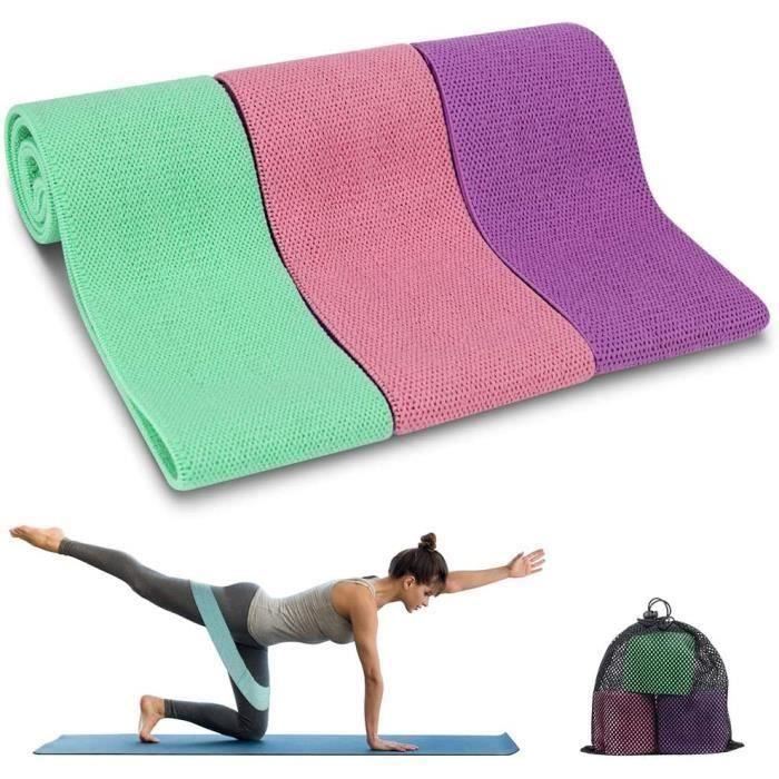 Bandes de résistance,Elastique Musculation, Bande Elastique avec 3 Niveaux de Résistance