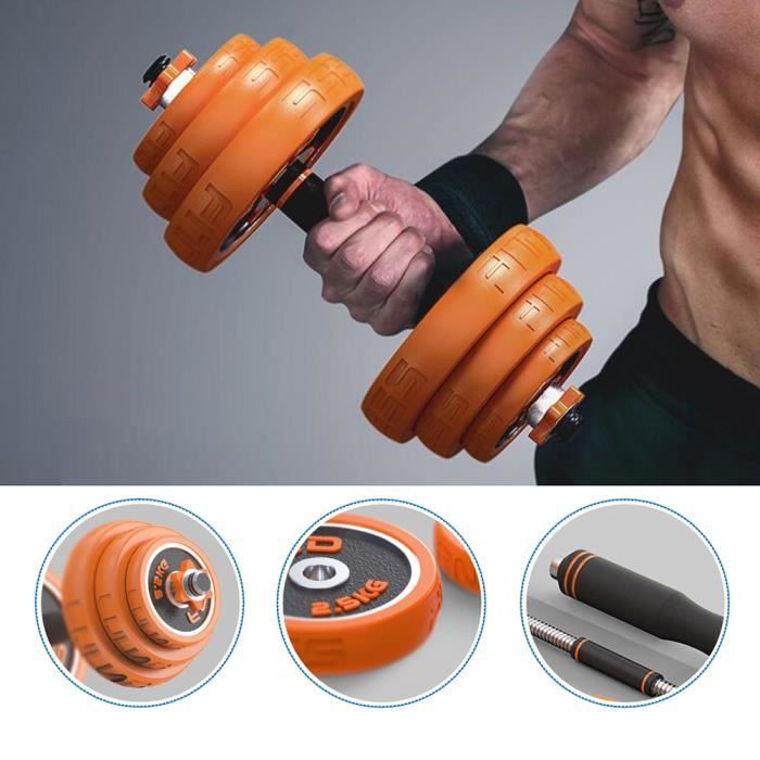BESPORTBLE d'haltères réglables 30kg- Un excellent cadeau pour les amis qui aiment le fitness.