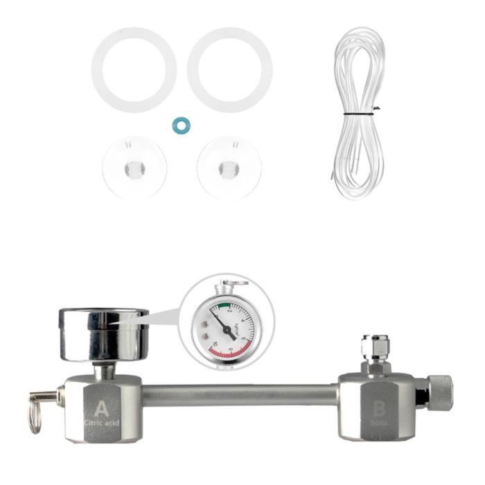 Aquarium,Aquarium système de régulateur de CO2 Kit générateur de diffuseur de co2 avec Valve, atomiseur - Type CO2 generator system