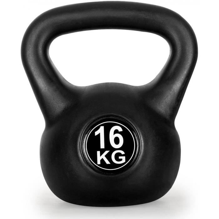 Kettlebells en fonte Nèoprène - 16 kg Haltères Russes