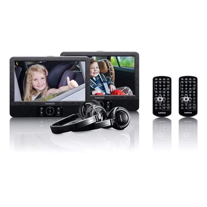 Lenco DVP-939 Lecteur DVD Portable SD-USB Noir