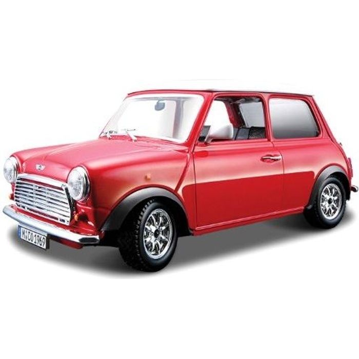 BBURAGO 43206 - MINI COOPER (1969), 1:32, ROUGE