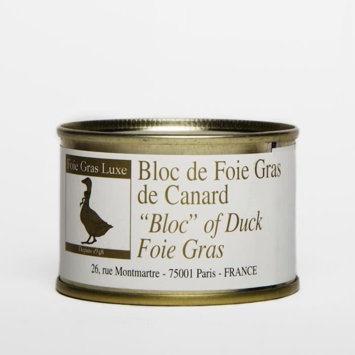 Bloc de Foie Gras de Canard Entier Artisanal – 65 gr Foie Gras Luxe – Landes - Sans additifs sans conservateurs sans OGM