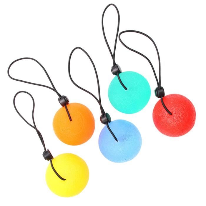5pcs GRIP Renforcer la boule de silicone durable Squeeze PRATIQUES medecine - ballon de musculation fitness - musculation