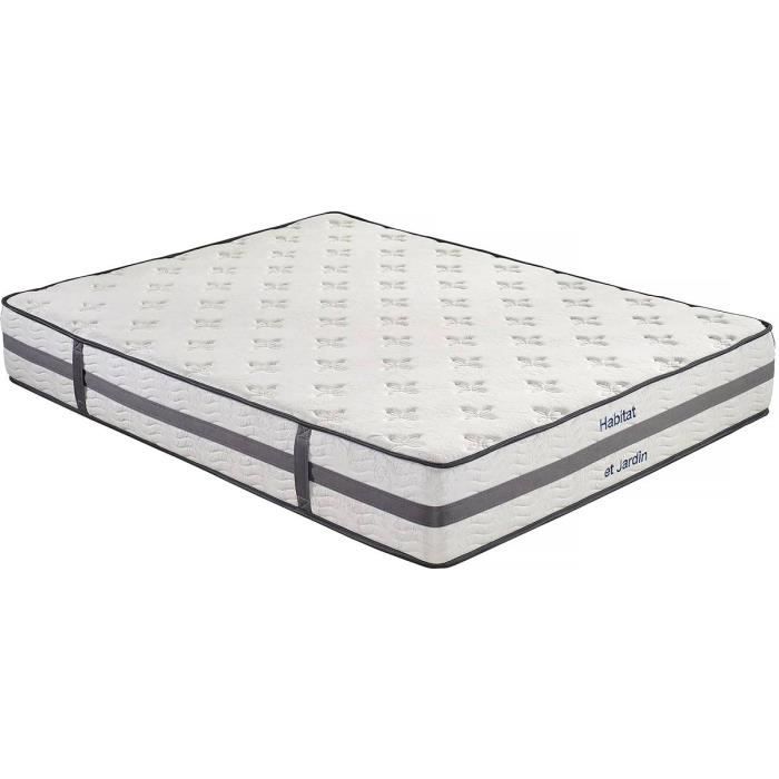 Matelas mémoire de forme -Marie- - 140 x 190 x 25 cm