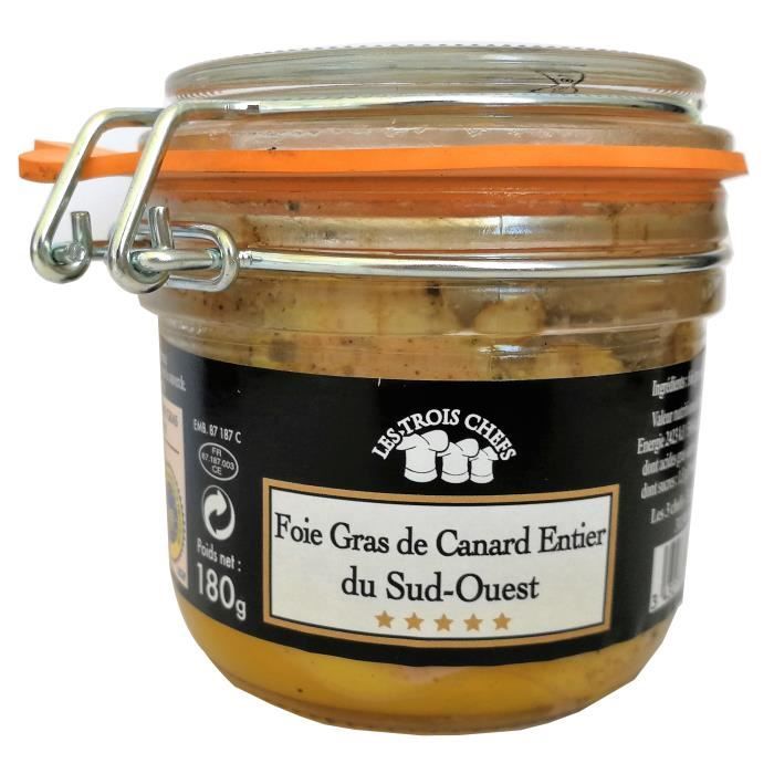Foie Gras Entier de Canard du Sud Ouest - 180 g