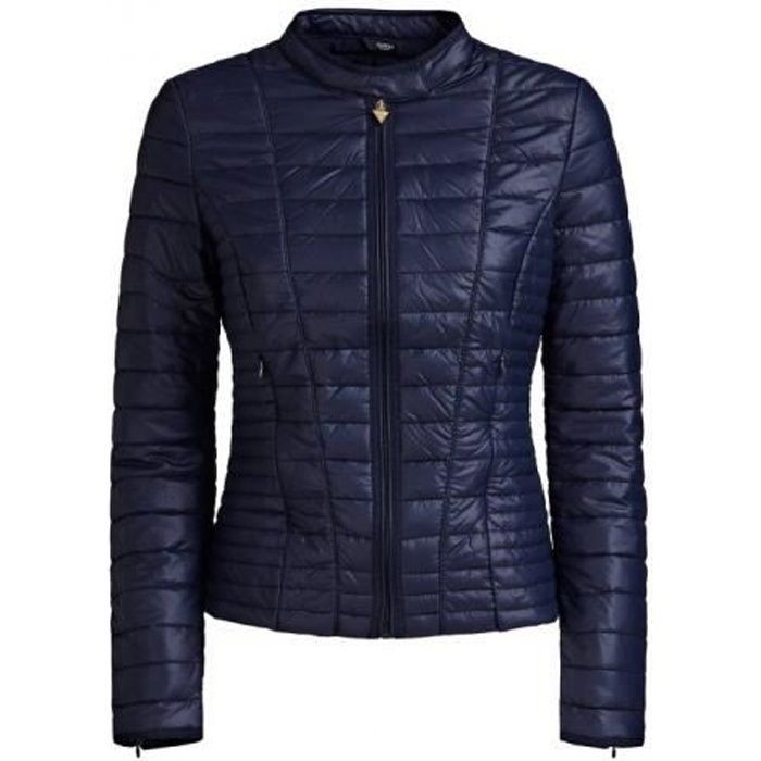 Guess Veste Femme Vona W91L48 Bleu Marine - Taille - L