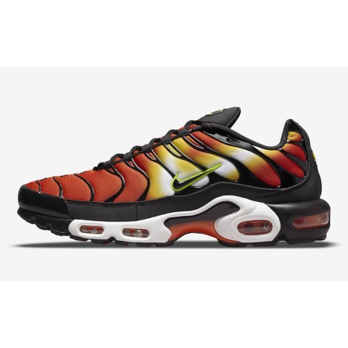 Baskets Plus TN Sunset Gradient Homme Chaussures Entraînement de Sport Orange Noir