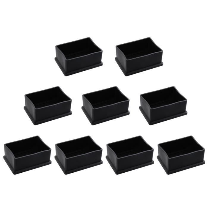 8pcs forme rectangulaire meubles Table pied couverture casquettes chaise pieds protecteurs ENSEMBLE TABLE CHAISE DE JARDIN