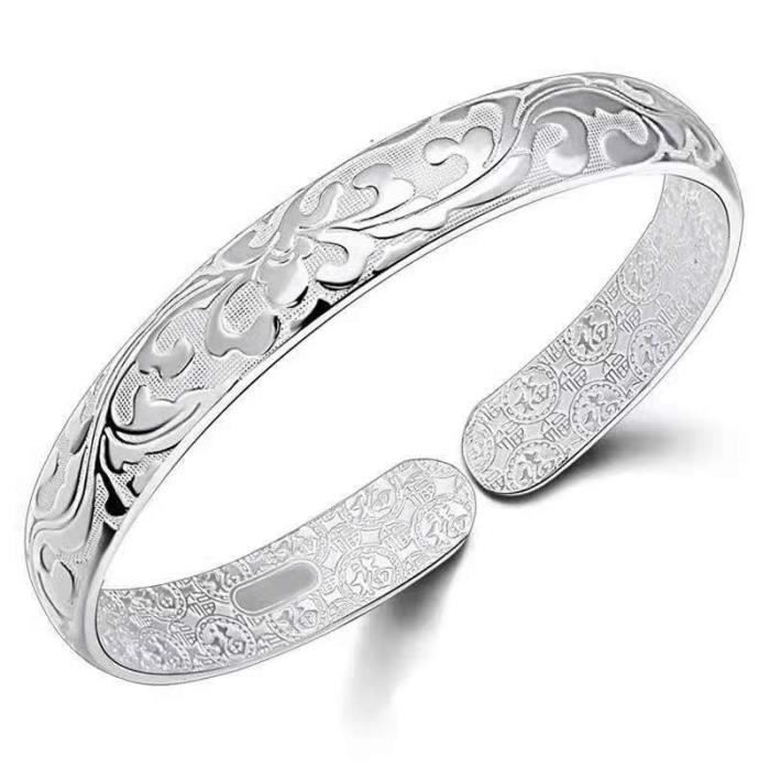Bracelet ouvert femme - Personnalité - Fête des mères, anniversaire de mariage, cadeaux de Noël