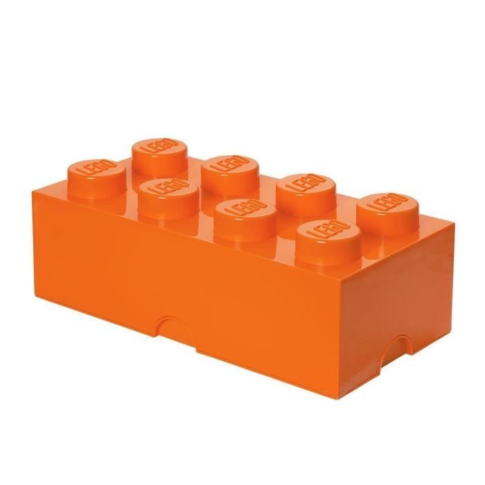 LEGO Brique de rangement - 40041760 - Empilable - Orange