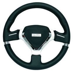 Volant tuning MONTECARLO PU Cuir noir