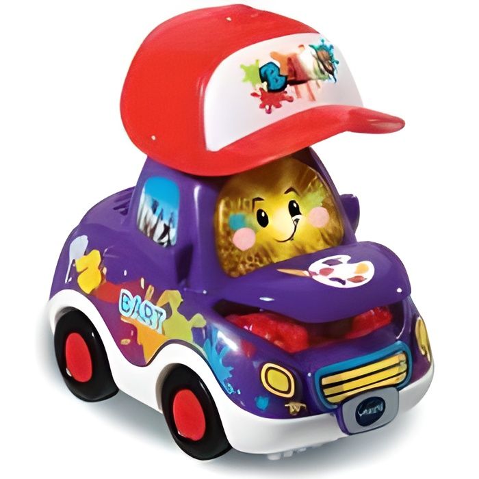 Tut Tut Bolides Vtech edition speciale - Bart le roi du street art - Vehicule violet - Enfant 1 a 5 ans