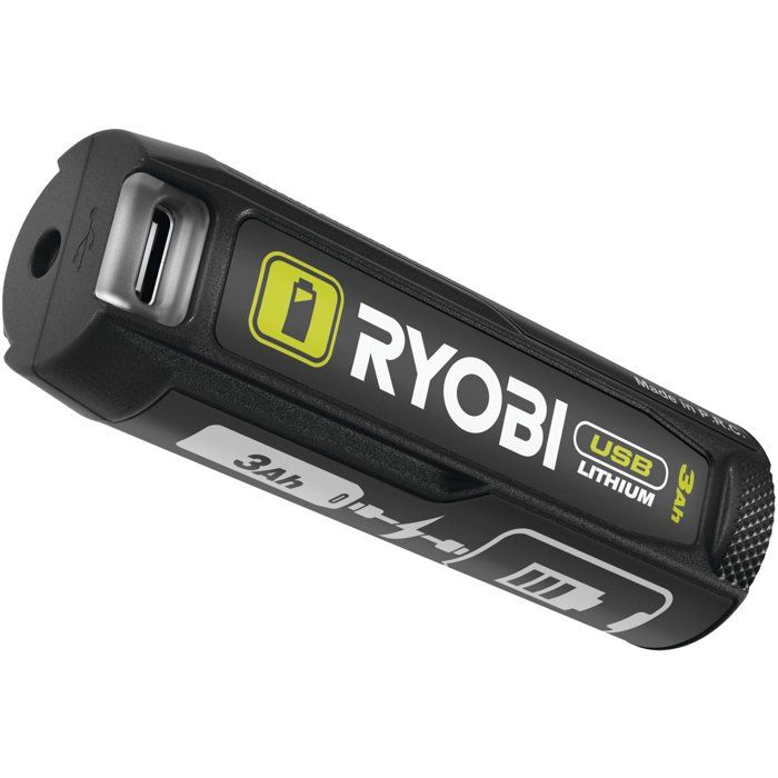Batterie RYOBI 4V USB Lithium 3 0Ah avec câble USB RB4L30 - vue 2