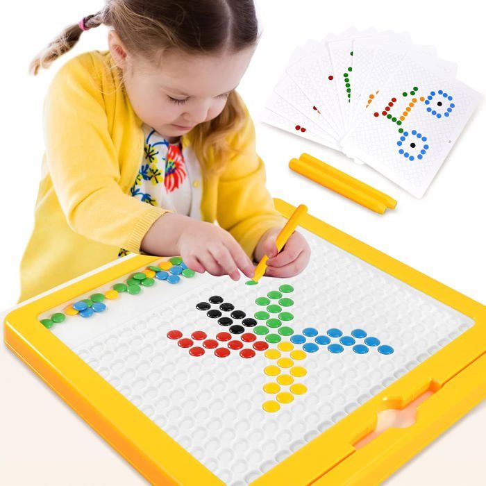 Tableau Magnétique De Noël Avec Stylet - Jeu éducatif, Dessin Aimanté - Cadeau Enfant, Famille - 10