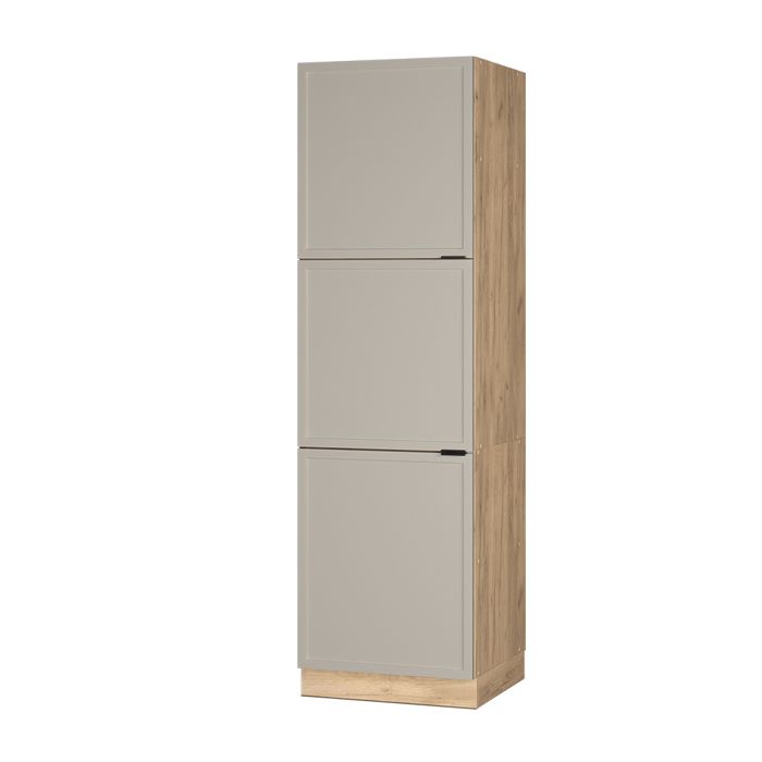 Armoire haute Fame-Line 60cm GrisBeige/Chêne doré Vicco 50384